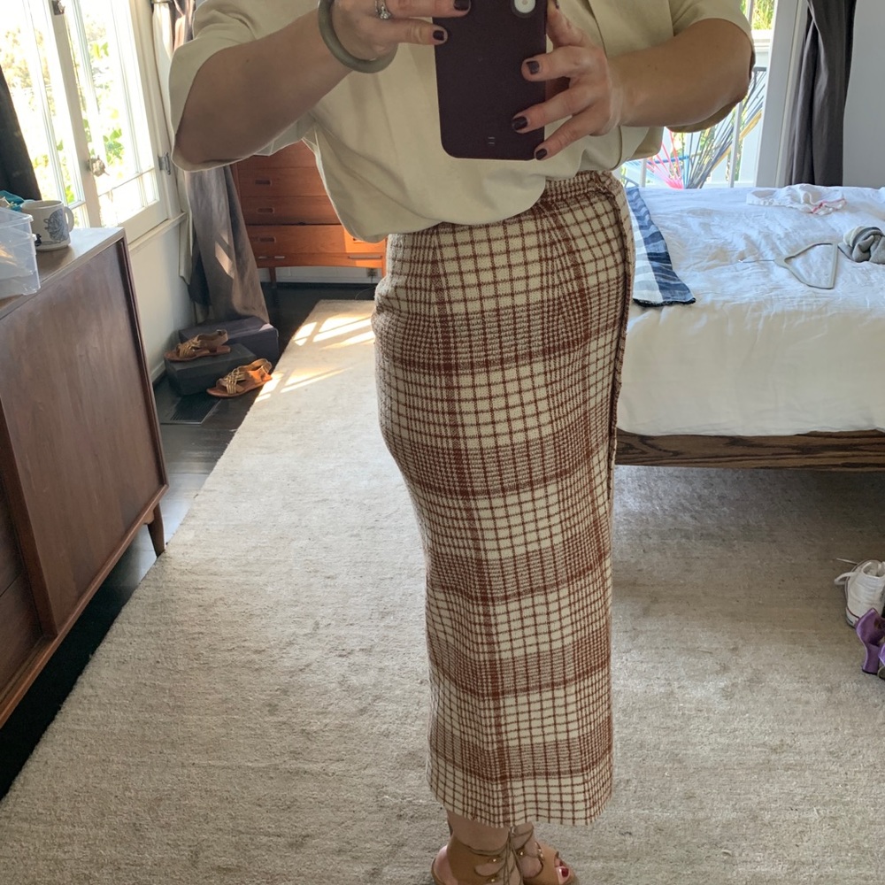 Vintage Missoni woven silk skirt